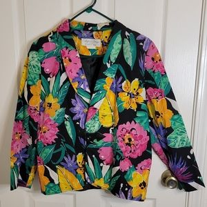 Vintage Floral Blazer
